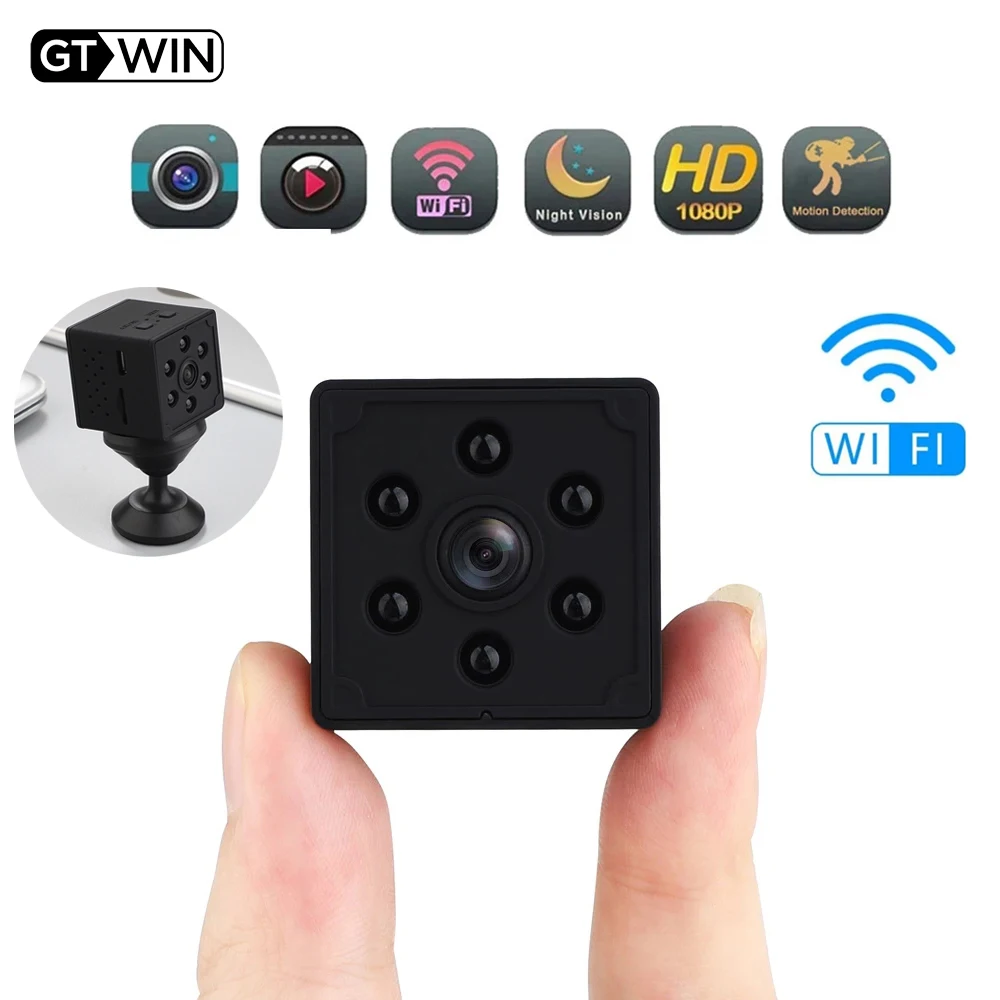 

Беспроводная мини-камера GTWIN с Wi-Fi, 1080P
