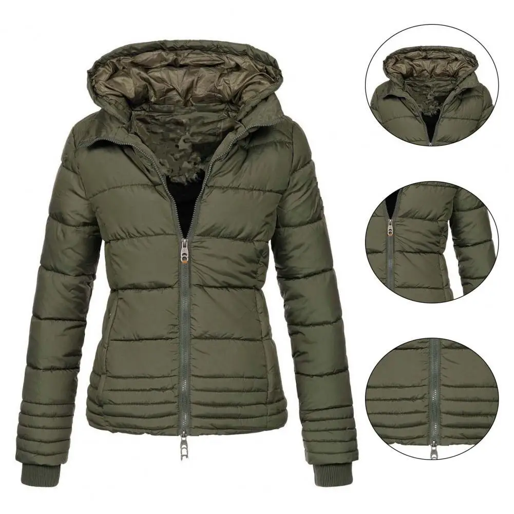 2022 New Winter Jacket Coat Soft Texture Solid Winter Women's Hooded Down Jacket Women's Jacket Warm Women's Dress Casual Parka