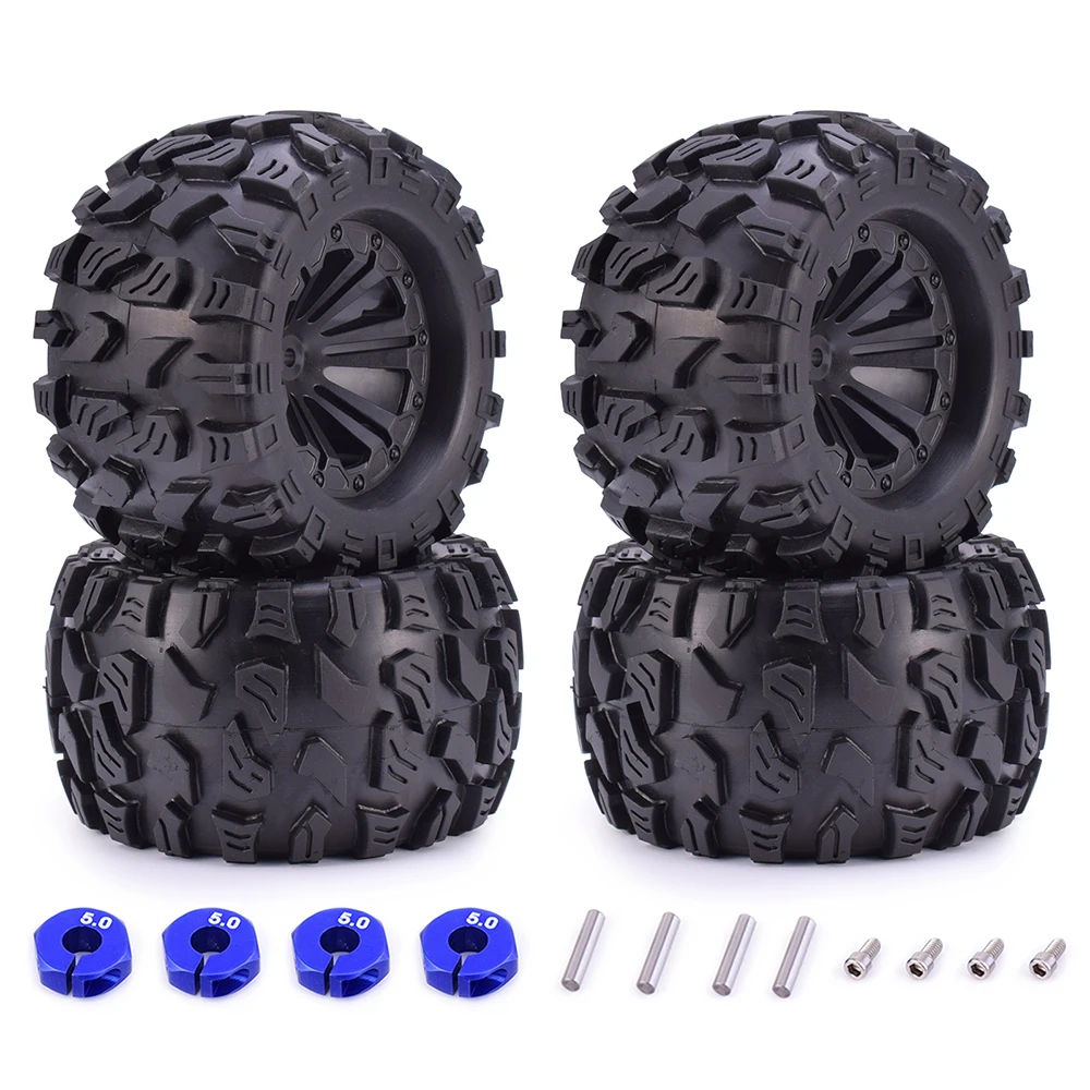

Колесные шины ZD Racing 12 мм, шестигранные 125 мм для внедорожника 1/10, Traxxas Scx10 HPI HSP Tamiya Kyosho Wltoys, автомобильные аксессуары
