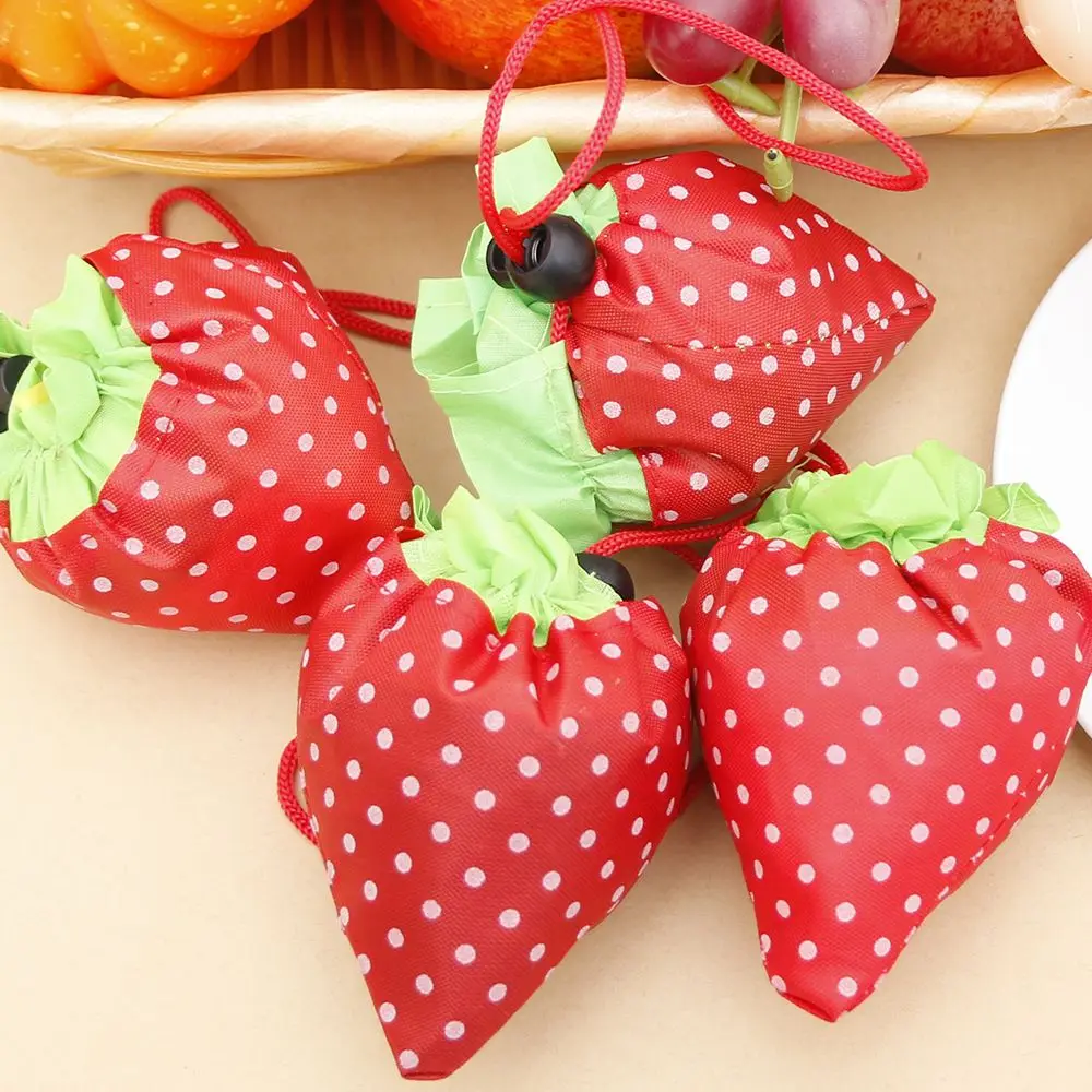 Новые многоразовые сумки для покупок в виде клубники складная Экологически