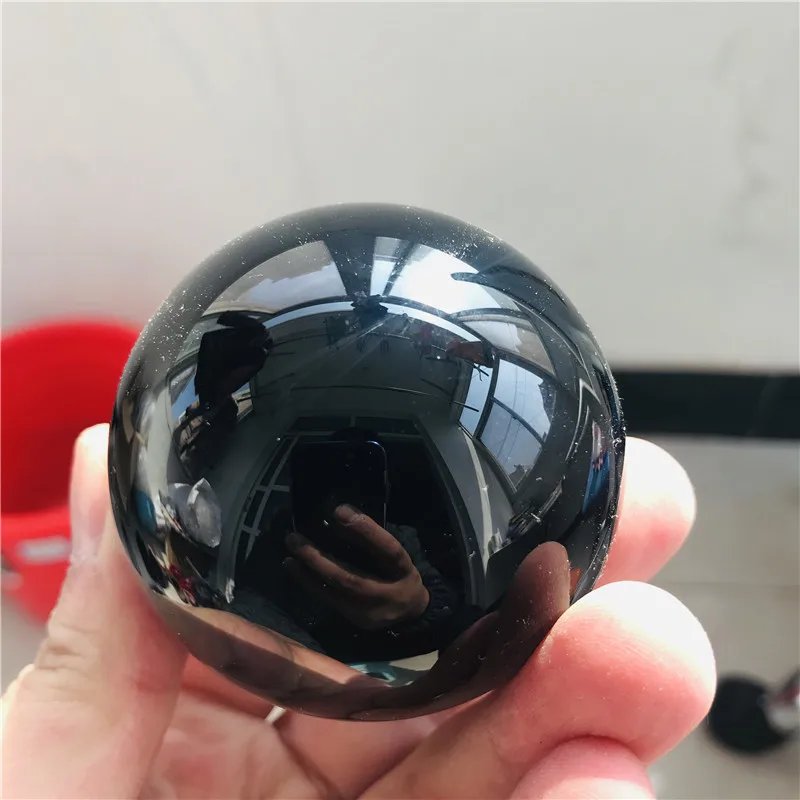 40-100 мм натуральный черный обсидиановый шар Большой Хрустальный Целебный Камень |