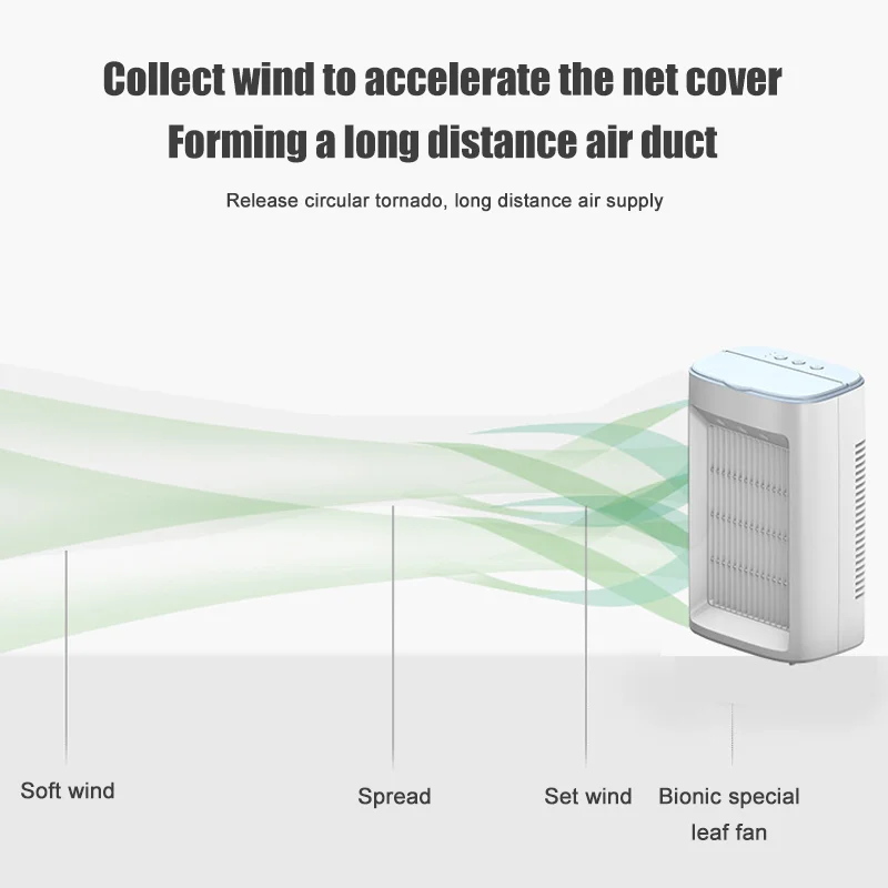 3 в 1 портативный мини кондиционер с функциями охлаждение воздуха увлажнитель