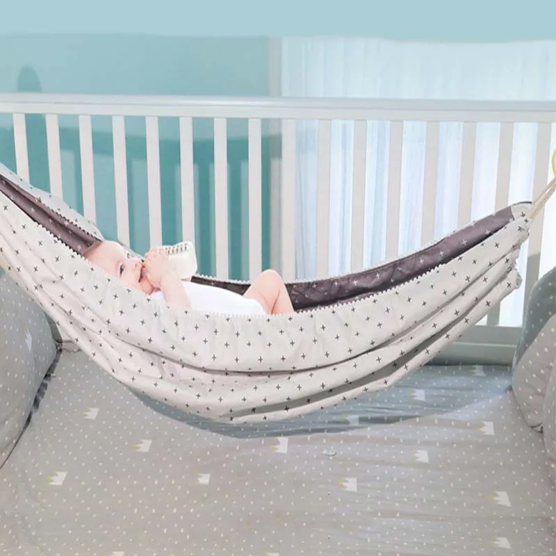 Портативная детская кроватка комфортная хлопковая кровать для путешествий