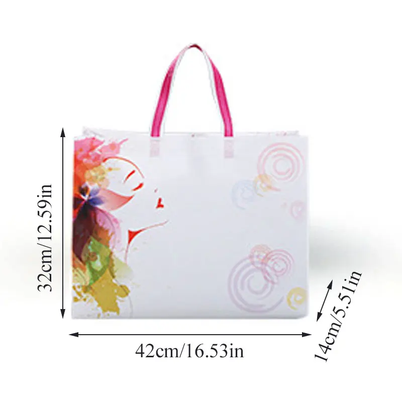 Модная новая складная сумка для покупок из нетканого материала Женская дорожная