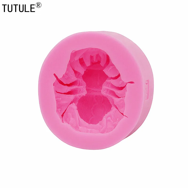 Spider Silicone Rubber Flexible Food Safe Mold-Jewelry,resin ,clay Polymer Mould,paper clay,fondant,plaster Spider Mold images - 6