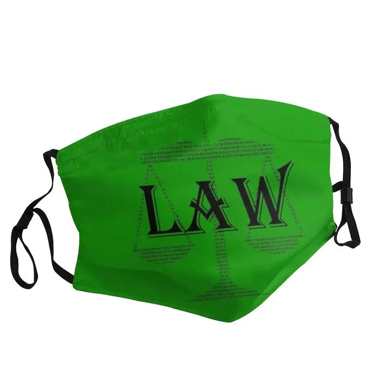 

Law Text Non-Disposable Face Mask Unisex Lawyer Attorney Judge Quote Mask Anti Haze Dustproof Protection Respirator Mouth Muffle