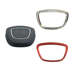 Автомобильная металлическая наклейка на руль для A4, B8, B9, Q5, Q7, A6, C5, C7, A7, A8, D4, летающее колесо, отделка, коридор, кольцо, бейдж, украшение