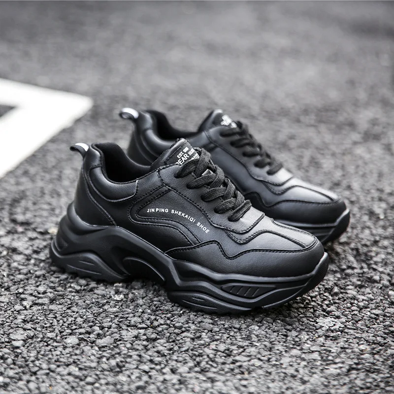 

Warm Women Shoes 2019 New Chunky Sneakers For Women White Vulcanize Shoes Casual Fashion Shoes Platform Sneakers Basket G13-86