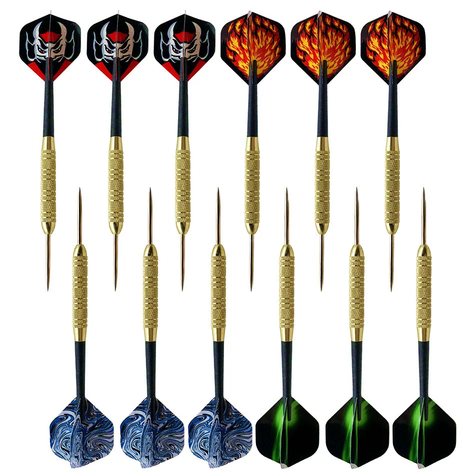 

12 Pcs/Set Professional Steel Tip Darts Flights 19g