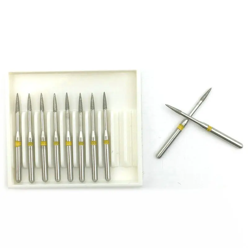 1 Box Dental Burs Diamond FG 1.6mm High Speed Drills for Polishing Smoothing Teeth Polishers FO-40EF | Инструменты