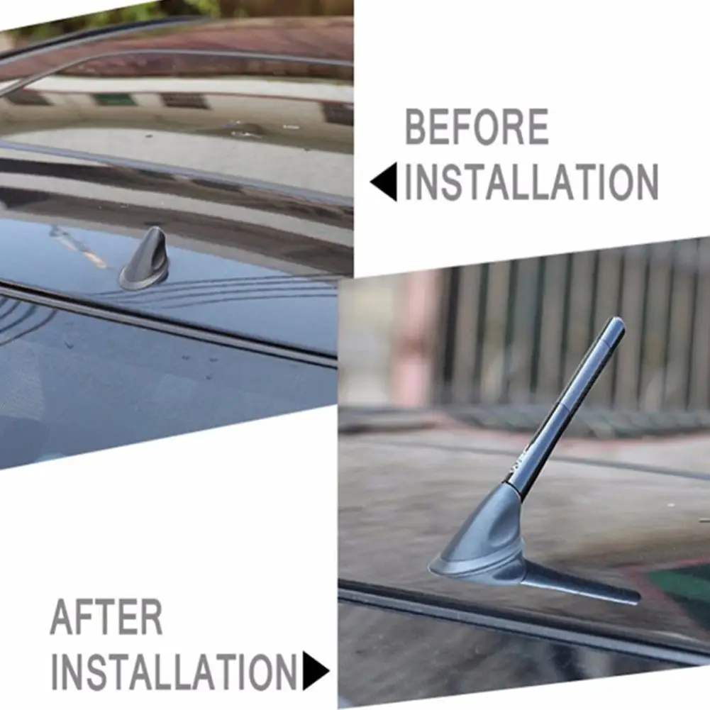 

1 Pcs 4.7inches Universal Car Antenna Carbon Fiber Radio FM Signal Antena Auto Refitting Tool Exterior Parts