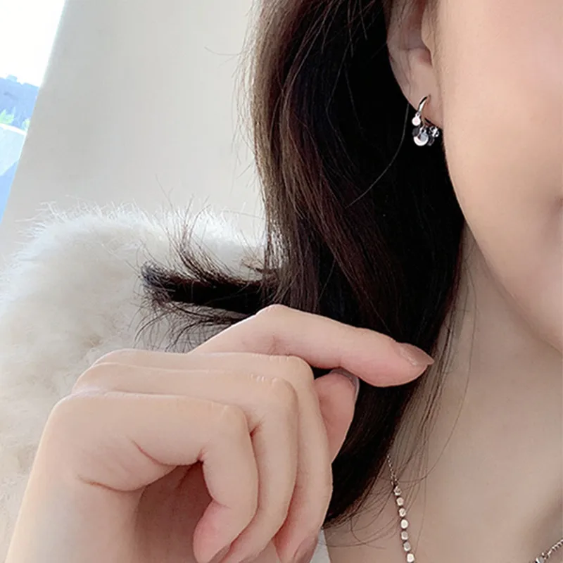 2020 Новый Модный Блестящий металлический Геометрический Круговой для женщин