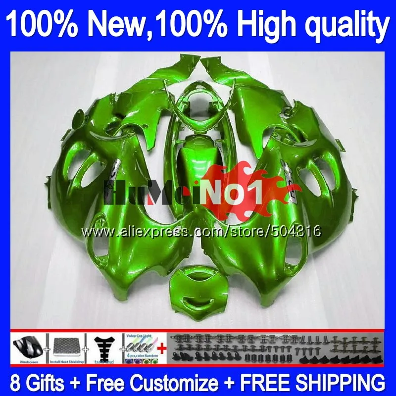 Корпус для SUZUKI Катана GSX750F GSXF750 2003 2004 05 06 07 все зеленый 13MC. 94 GSXF 750 600 GSXF600 03 04 2005 2006 2007