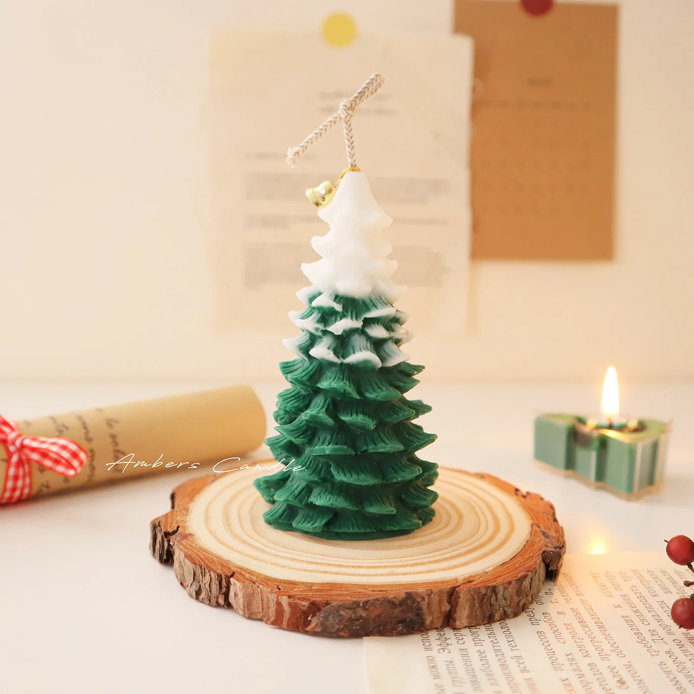 

Christmas Candle Mold Silicone Mold for Candle Making DIY Scented Candle Xmas Gifts Christmas Tree Snowflake