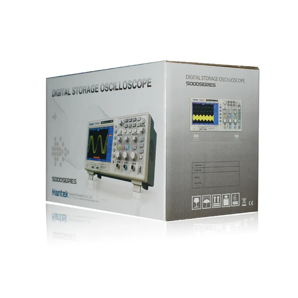 Цифровой осциллограф Hantek DSO5202P портативная полоса пропускания 200 МГц 2 канала ПК USB