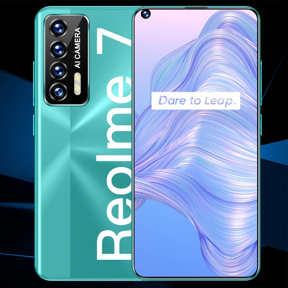 

Global Version 7.3 Inch Reolme 7 Smartphones 16+512GB Smartphones HD Cellphones Qualcomm 888 Mobile Phones Faca ID Adnroid11 5G