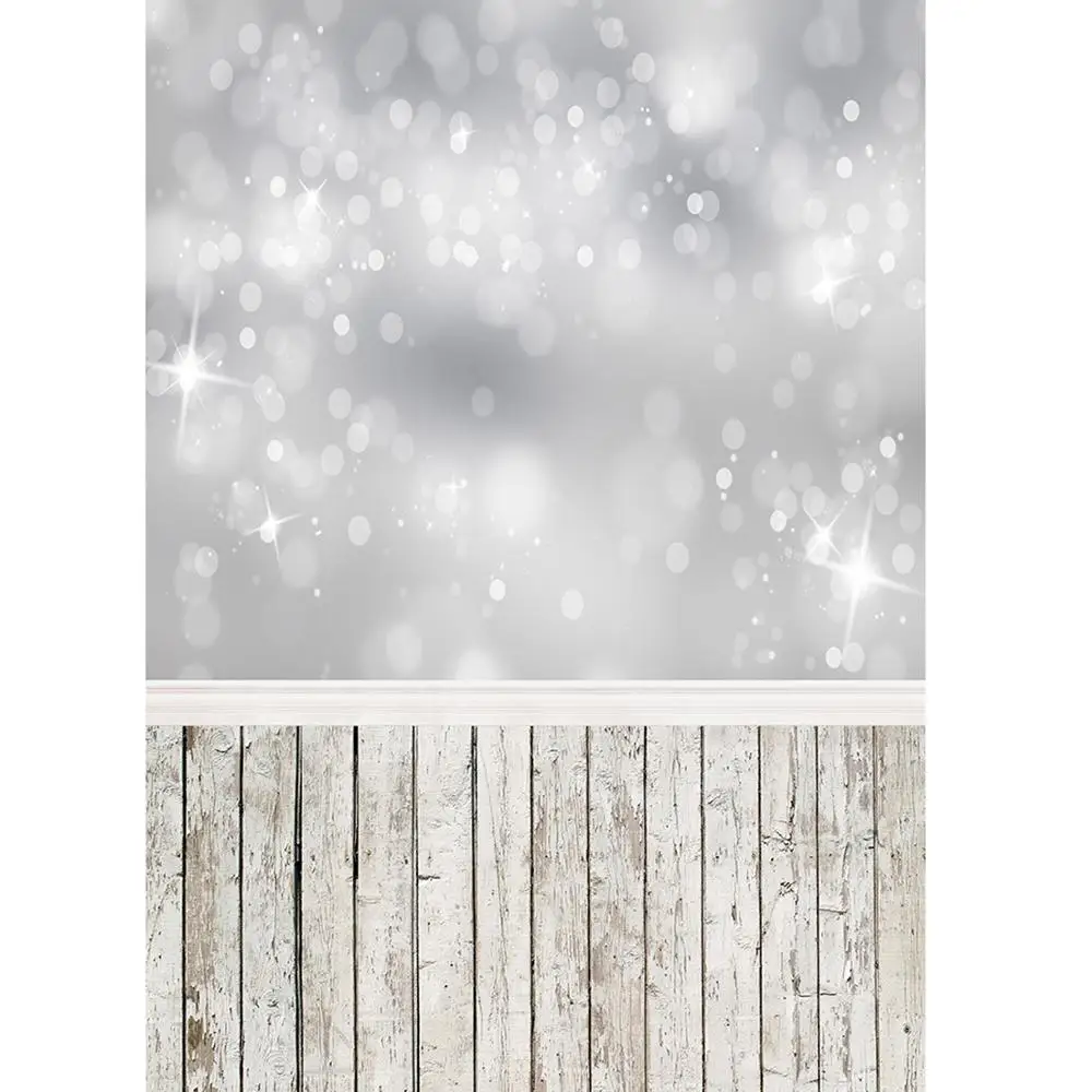 Серебряные Брюки клеш мерцающим размытым фон для фотосъемки на заказ из