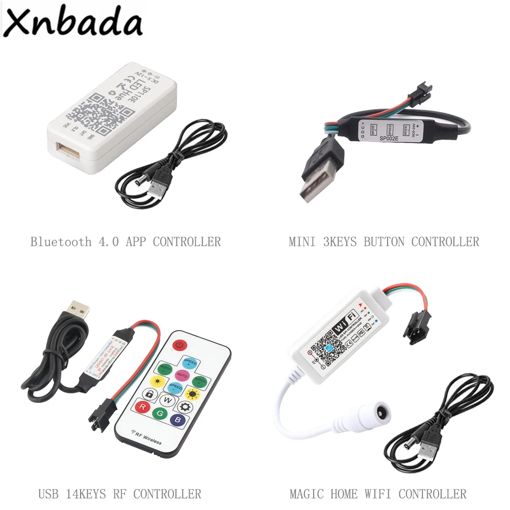 WS2812B USB Светодиодная лента подсветка HDTV монитор ПК экран фоновый светильник RGB