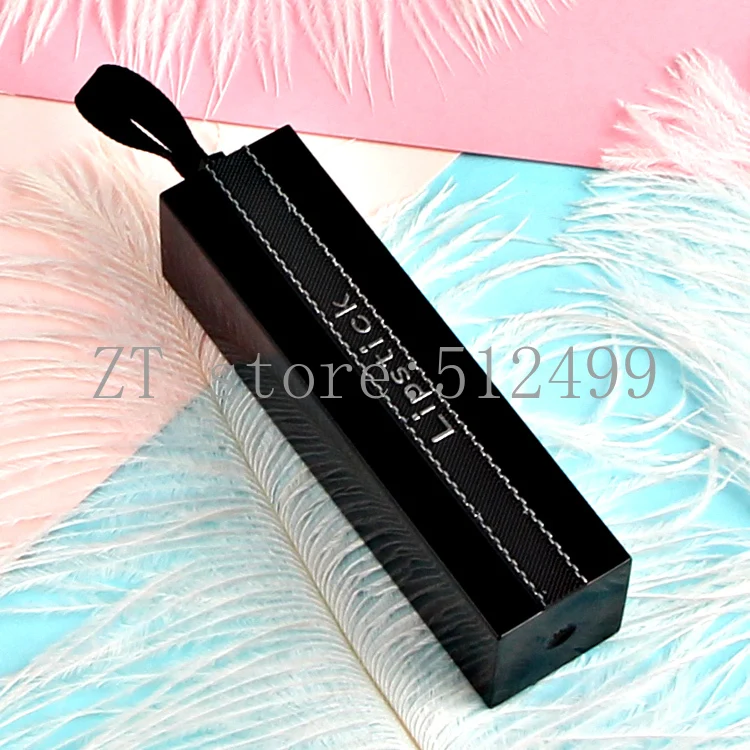 

5/10/20/50PCS Empty 12.1mm Black Square Lipstick Tube with silk rubber Cosmetic Lip Balm Refillable Package Container DIY Bottle