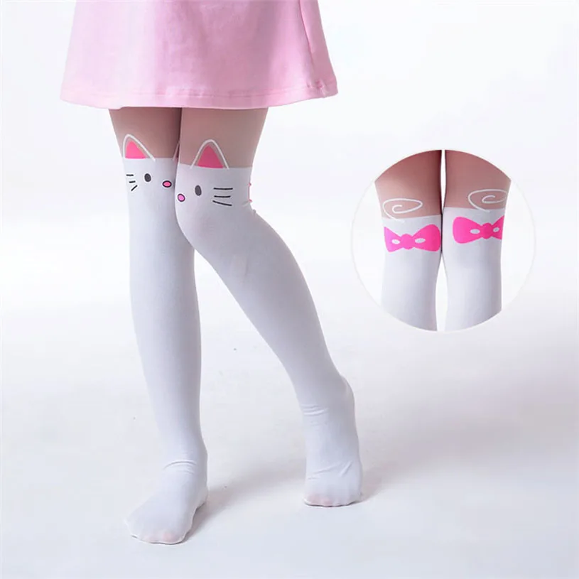 

2021 Girls Tights Summer Girl Stockings Lovely Animal Kids Pantyhose Ballet Collant Fille Dance Girl Tights For Girls