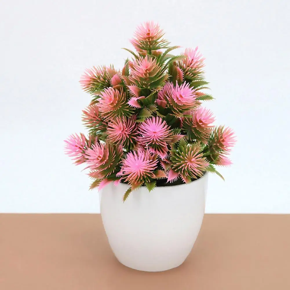 

Artificial Flower Bonsai Office Home Table Miniascape Decor Fake Potted Plants Ornament