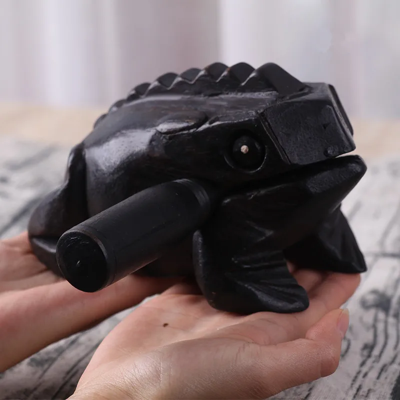 

WHYOU Creative Art Sculpture Article Retro Luck Frog Thai DIY Handmade Sculpture Unique Home Decoration Free Shipping