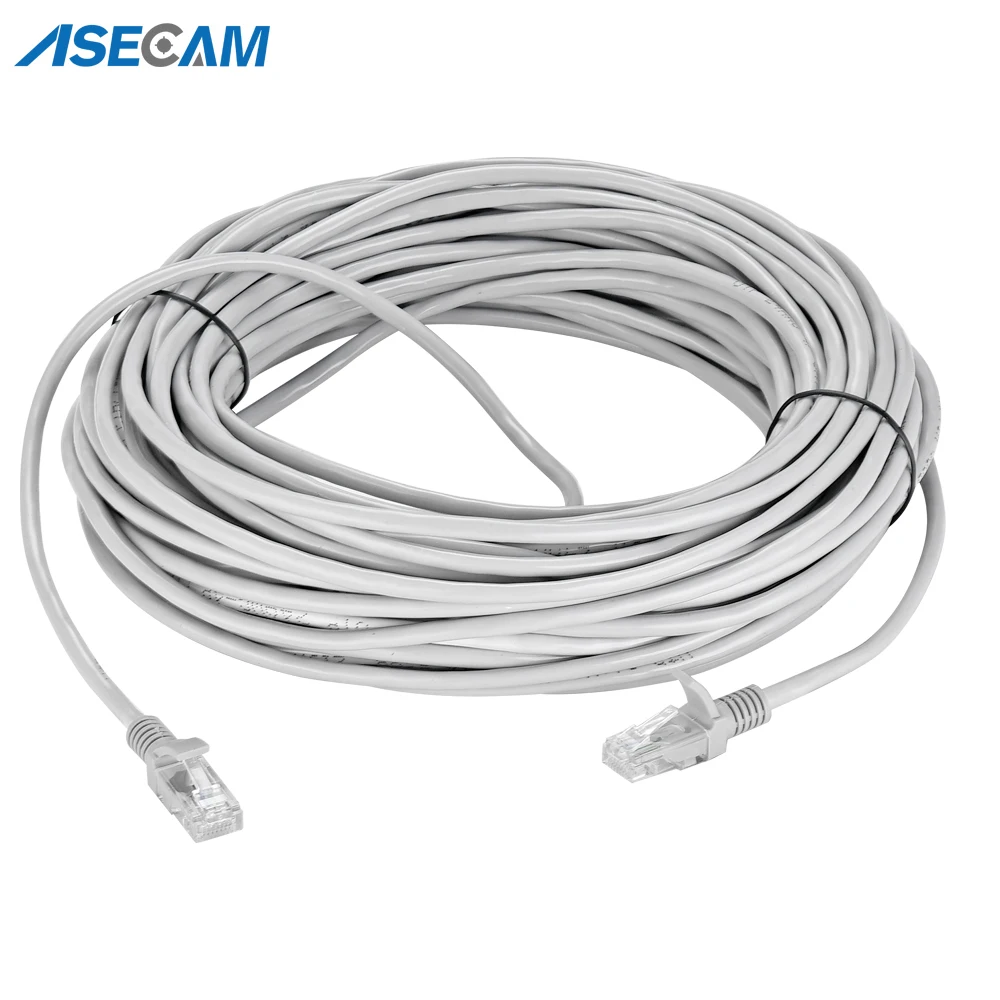 Cable rj45 POE, Cable de red Ethernet, Parche de Internet para exteriores, cables LAN, extensor CCTV, cámara IP, conexión Wifi
