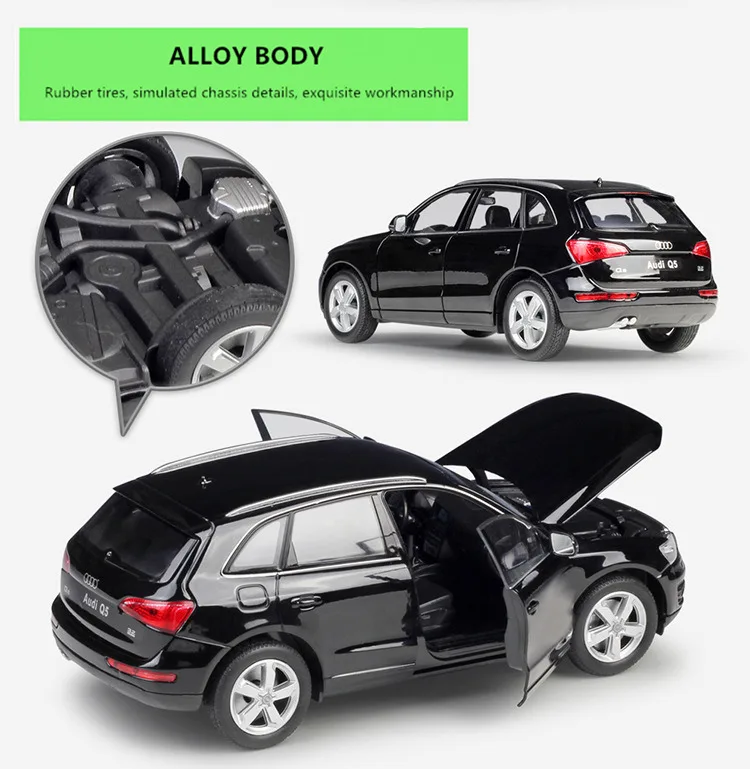 WELLY 1:24 Audi Q5 SUV спортивный автомобиль моделирование сплав модель автомобиля ремесла Коллекция игрушек инструменты подарок