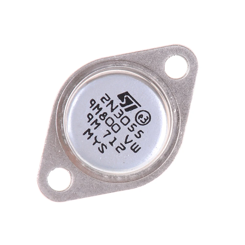 

5pcs Transistor 2N3055 15A 100V 115W TO-3 Iron Seal Tube 15A 100V