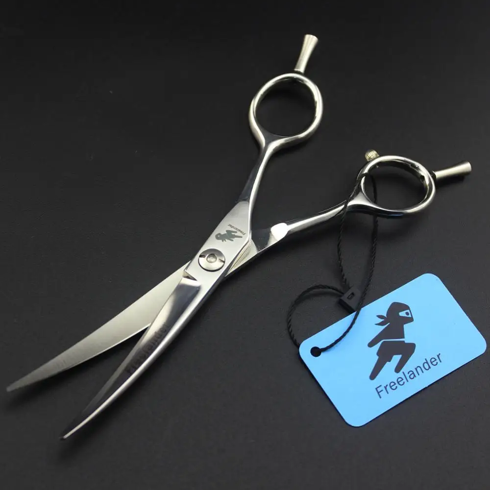 Новые 6 &quotиз нержавеющей стали 9cr Pet Groomming изогнутые лезвия Ножницы Собака Кошка