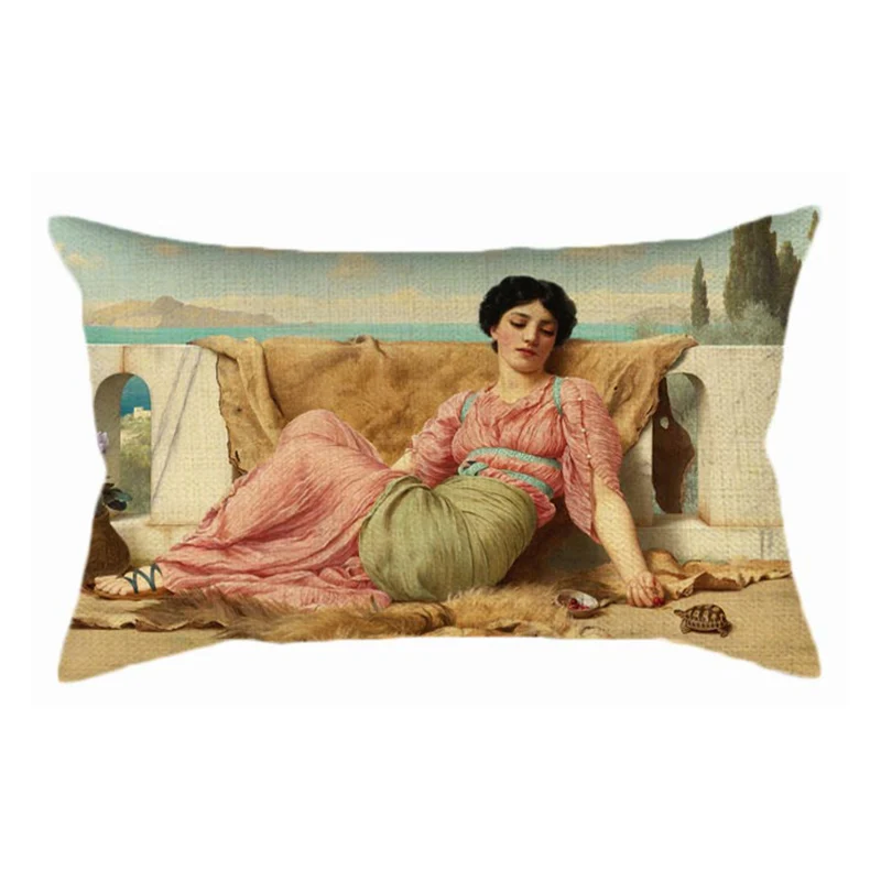 UK Artits John William Godward эстетическая богиня элегантная женская масляная живопись