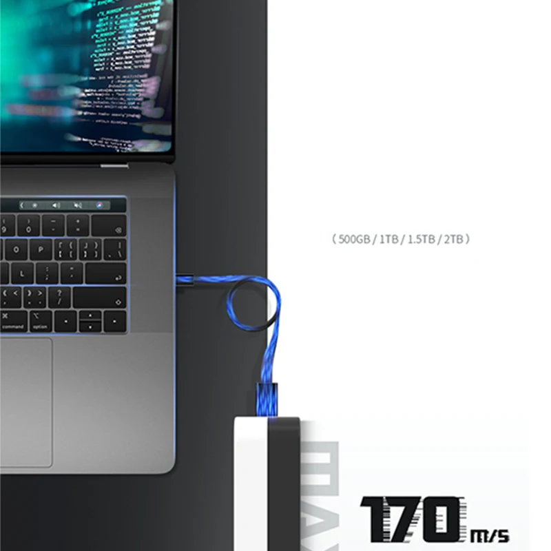 

Hdd 2.5 Inch External Hard Drive Usb Type-C 3.0 With 8000Mah Mobile Power Bank Disk Disc Solid State