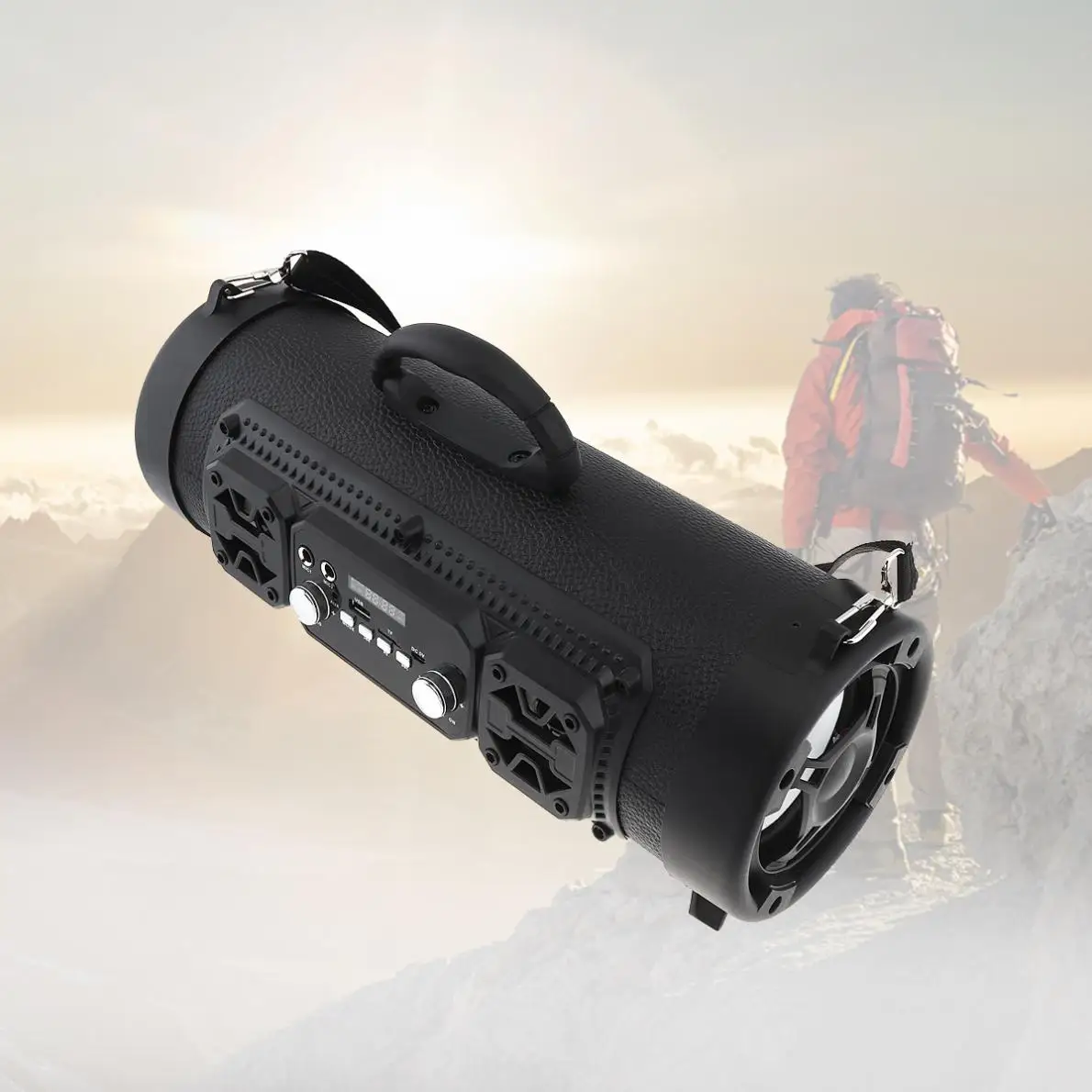 Bluetooth динамик крутой портативный напольный цветной светильник сабвуфер с FM / TF