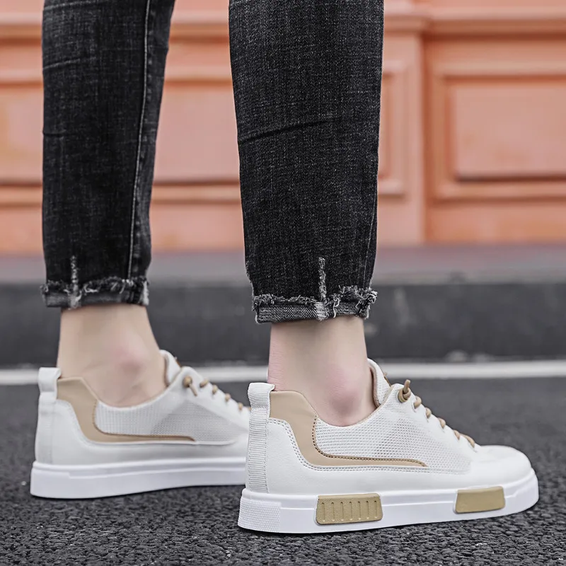 

Party High Quality Comfortable Brand Trend Non-slip Shoes Men For Wear-resistant New 2021 Handmade Casual Platinum