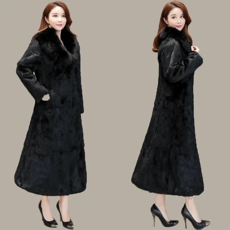 2019 New spring winter Women Fashion Down long hoodie down Parkas Cotton Jackets Thick Female Long warm coat clothing