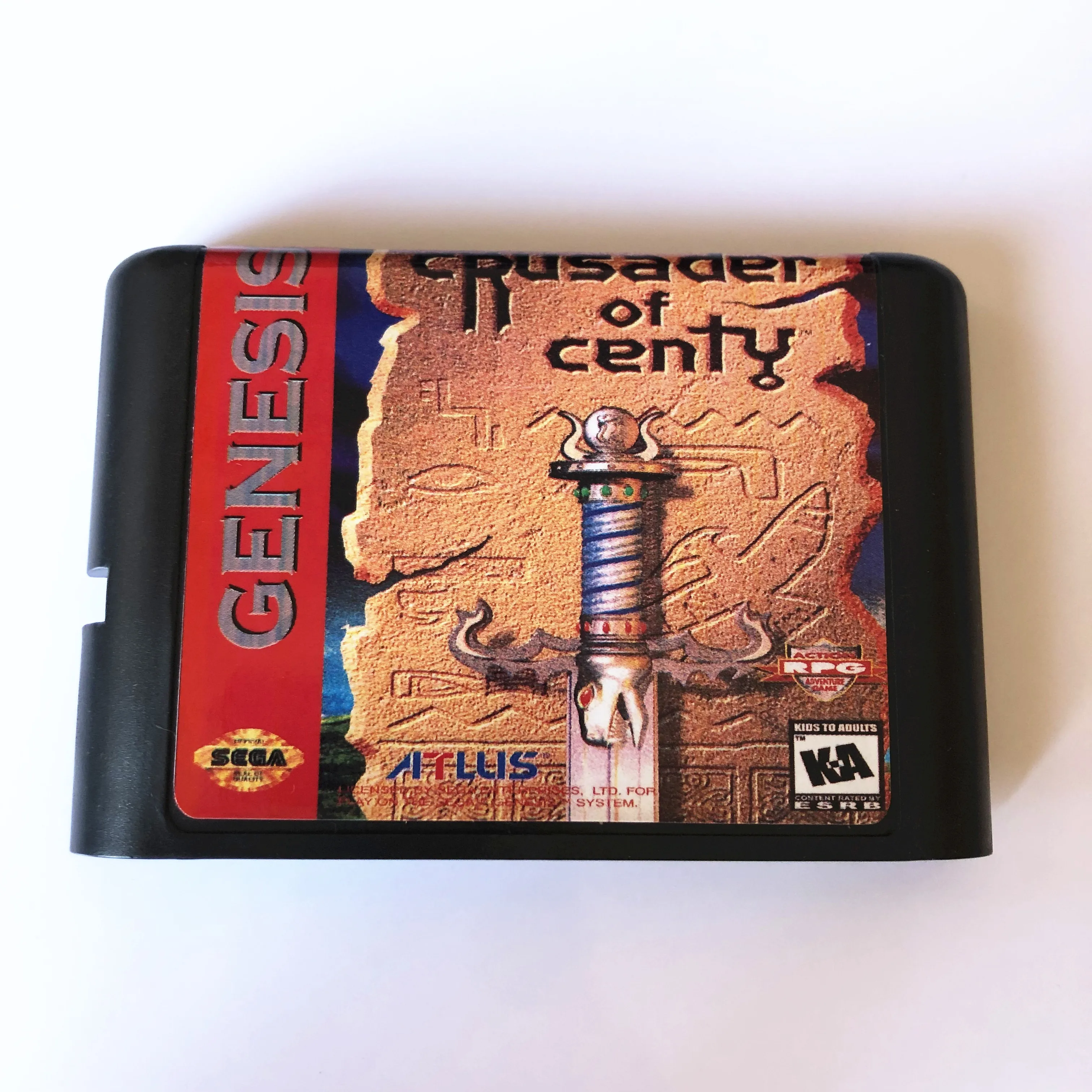 16-битный игровой картридж Crusader для SEGA GENESIS Mega Drive PAL и NTSC Прямая поставка |