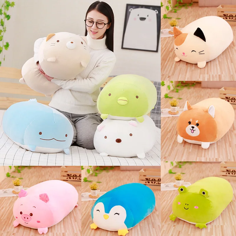 

Корея Подушка Sumikkogurashi кукла очень мягкое, симпатичное аниме с мишкой-периферийных Мультфильм Аниме Мягкие плюшевые игрушки для детей мальч...