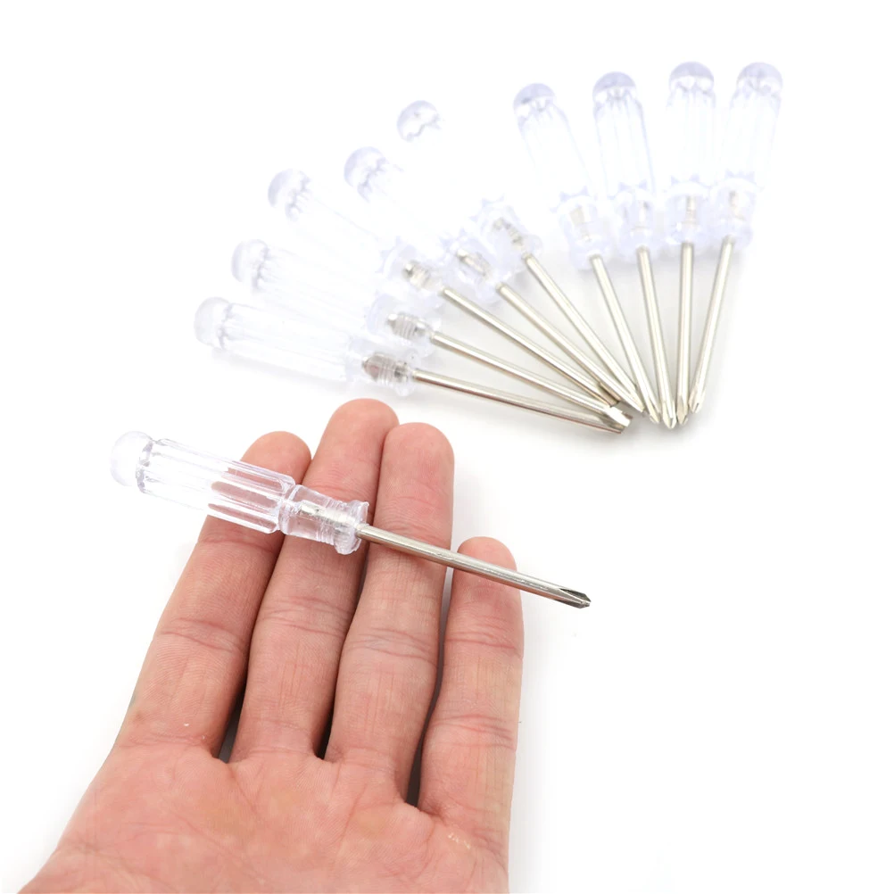 

5pcs Precision Flat-blade/Cross Screwdriver Plastic + Metal Mini Small Magnetic Home Repair Tool
