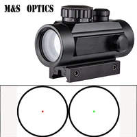 tactical red dot sight 1x30 collimator riflescope reflex sight scope fits 20mm 11mm rail scope for airsoft hunting rifle 22