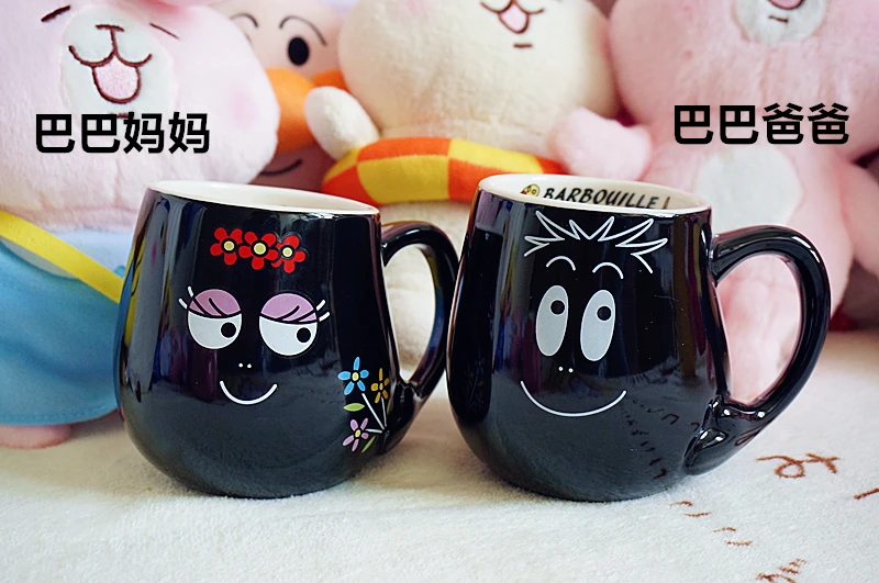 Креативная Мода Милая керамика Barbapapa кружка Barbapapa мультфильм чашка для подарка на день рождения