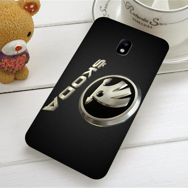 Fashion Hot Skoda Car Logo Soft Phone Cases For Samsung Galaxy S7 S8 S9 S10 Plus A5 A10 A40 J3 J5 J6 J7 2016 2017 2018 | Мобильные