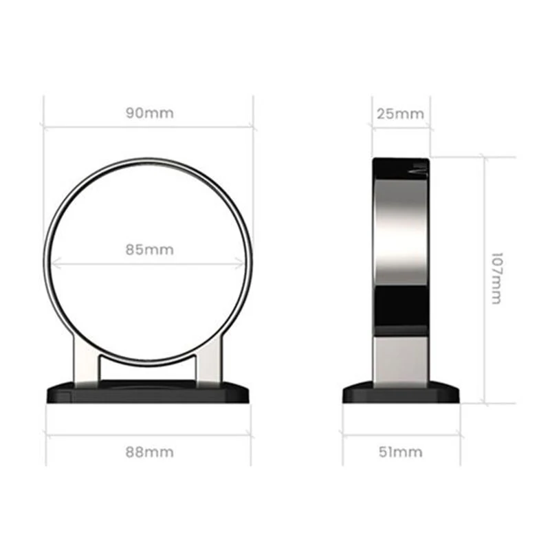 

Innovative Wall-Mounted Hair Dryer ABS Hairdryer Storage Rack Bathroom Shelf Storage Hairdryer Holder for Hairdryer Supplies