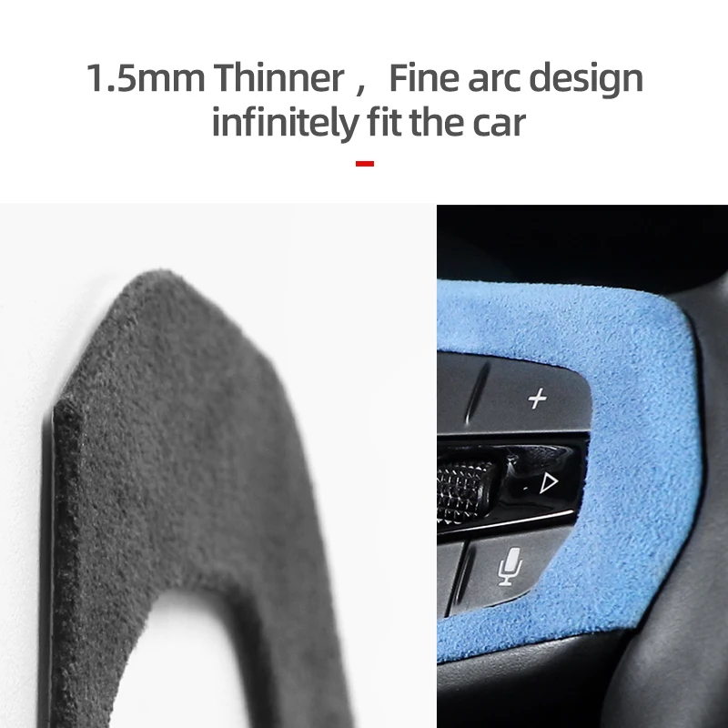 TPIC Алькантара для BMW G20 украшение рулевого колеса отделка наклейка G30 G11 G12 X3 G01 X4 G02
