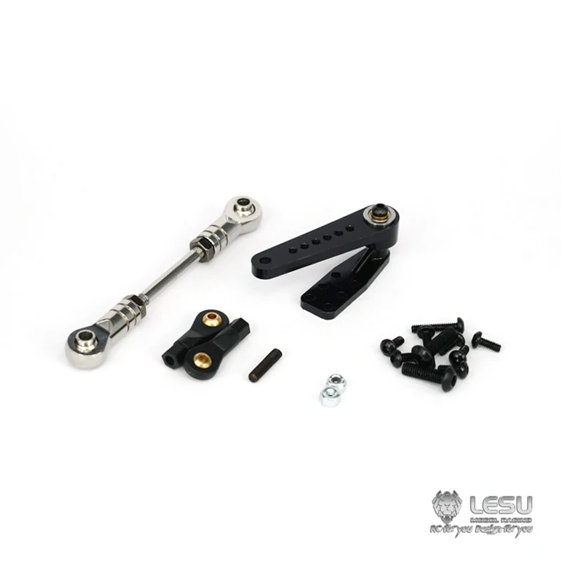 LESU Steering Rod Servo Arm for 1/14 TAMIYA 6x6 6x4 4x4 4x2 RC Tractor Truck DIY Model Car Scania Benz MAN