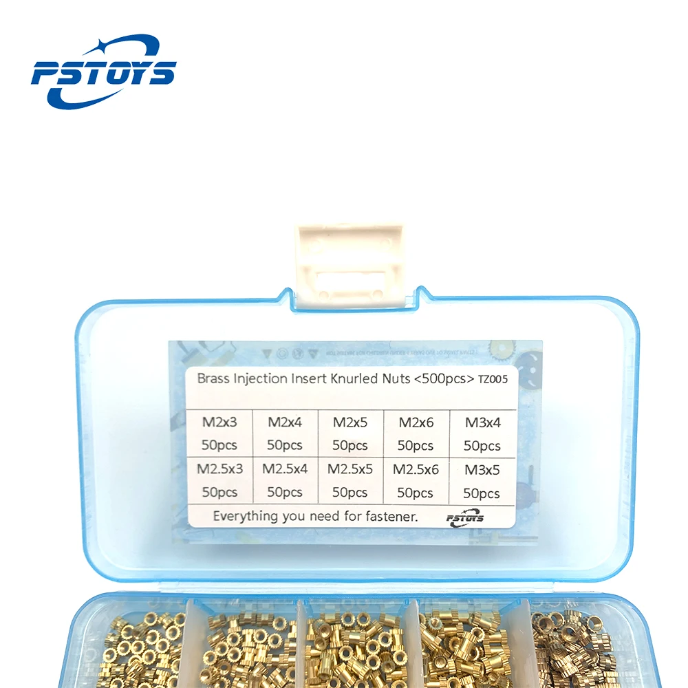 Набор для накатки впрыскивающие гайки накатанные медные вставки M2 5 м3 из