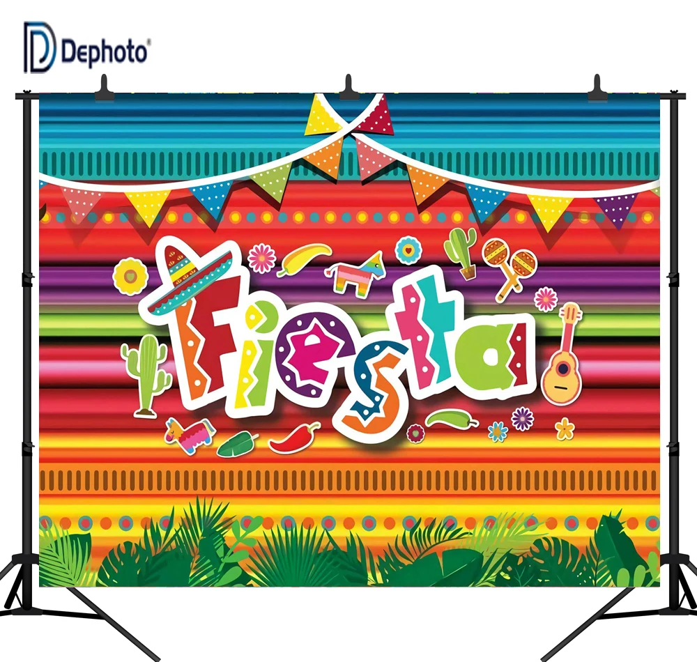 DePhoto Fiesta вечерние виниловые фоны для фотосъемки по индивидуальному заказу