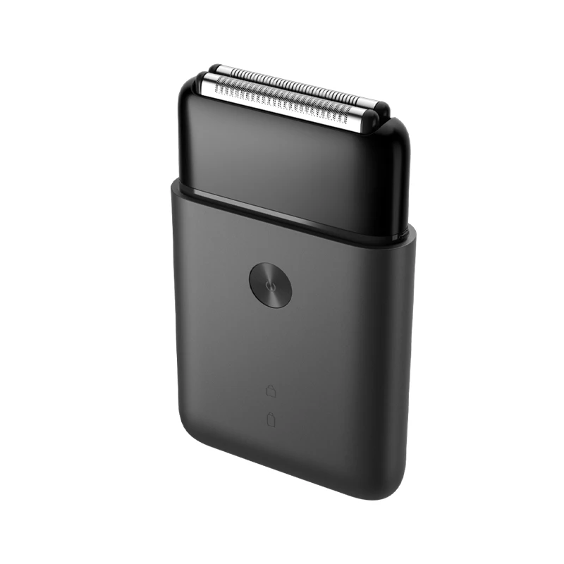Black Новинка, Xiaomi Mijia, электрическая бритва, 2 лезвия, бритва, USB, перезаряжаемая, умная, мини, для влажного бритья, моющаяся, триммер для бороды, мужская, для путешествий - Цвет: Black