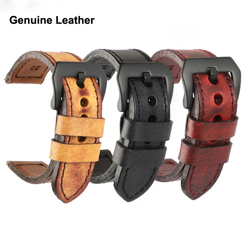 

Ремешок из натуральной кожи для Galaxy Gear S3 Huami amazfit Huawei GT 2E Honor GS Pro 100%