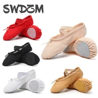girls ballet shoes canvas soft sole ballet dance slippers shoes women for kids children practise shoes classic split sole