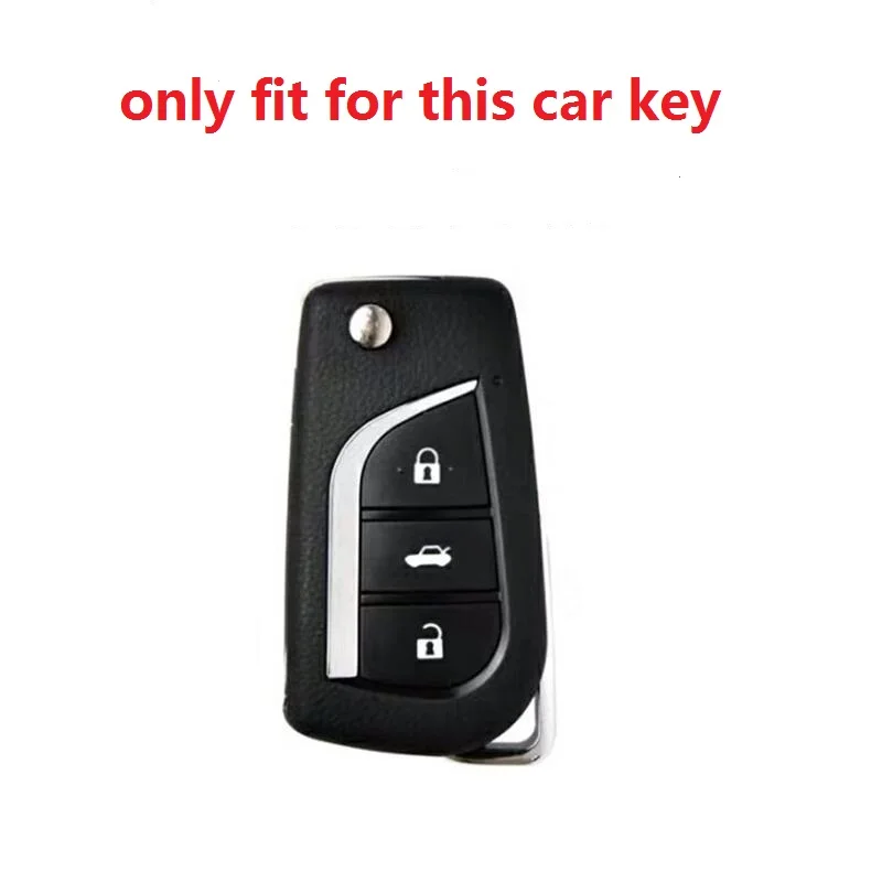 Чехол для автомобильного ключа из цинкового сплава аксессуары Toyota Auris Corolla Avensis